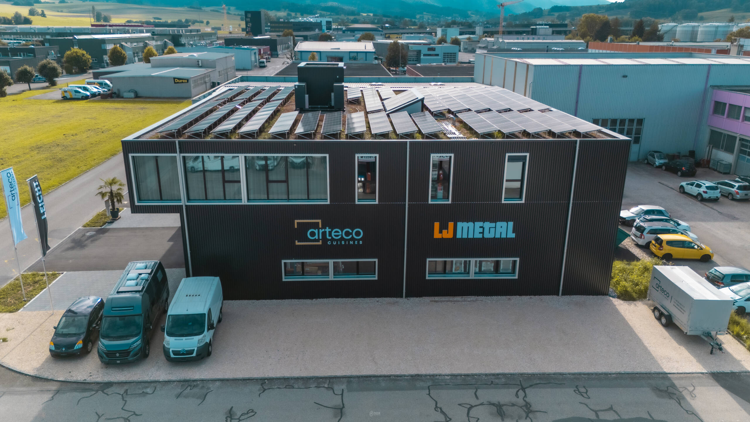Les locaux de LJ METAL à Delémont